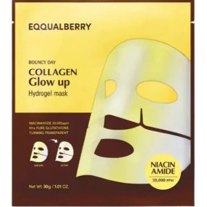 EQQUALBERRY Collagen Glow Up Hydrogel Mask 30g
