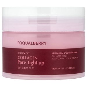 Eqqualberry Collagen Pore Tight Up Gel Toner Pads