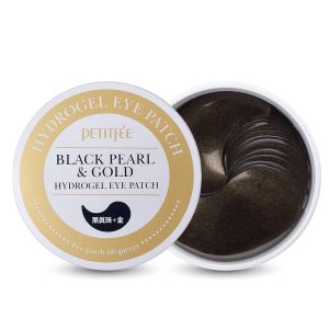 PETITFÉE Black Pearl & Gold Hydrogel Eye Patch x60