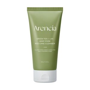 Arencia Green Tea + LHA Deep Pore Rice Cake Cleanser 150 ml